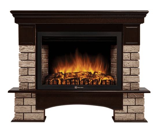 Firelight Forte Wood 30 камень коричневый, шпон темный дуб, - 2