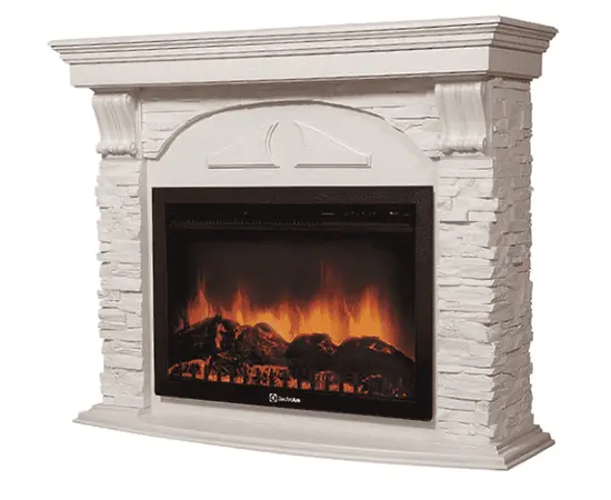 Firelight Torre 30S камень белый, шпон белёный дуб, - 2 Firelight Torre 30S камень белый, шпон белёный дуб, - 2