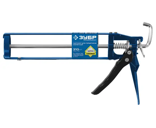 Скелетные пистолет для герметика Зубр 310 мл шестигранный, - 2
