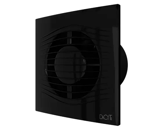 Diciti Slim 4C Obsidian, Диаметр: 100 мм, Цвет: Чёрный, Управление: Выключатель, Датчик влажности, таймер и фотодатчик: Нет, - 2