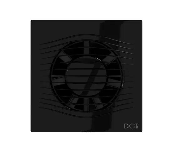 Diciti Slim 4C Obsidian, Диаметр: 100 мм, Цвет: Чёрный, Управление: Выключатель, Датчик влажности, таймер и фотодатчик: Нет