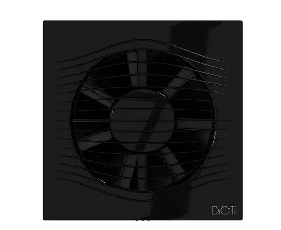 Diciti Slim 5C Obsidian, Диаметр: 125 мм, Цвет: Чёрный, Управление: Выключатель, Датчик влажности, таймер и фотодатчик: Нет