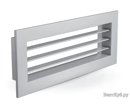 Решетка РВ-1-100x400, Типоразмер (мм): 100х400, Конструкция: Однорядная, Бренд: Неватом, Цвет: Белый