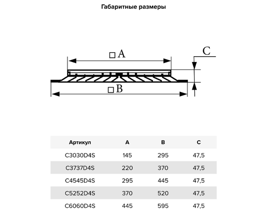 Era C3030D4S, Типоразмер (мм): 295х295, - 5