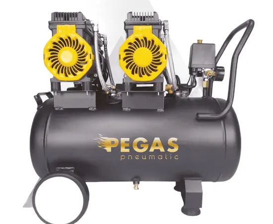 Pegas pneumatic PG-2800*2, Мощность (кВт): 2,8, Макс. производительность (л/мин): 365
