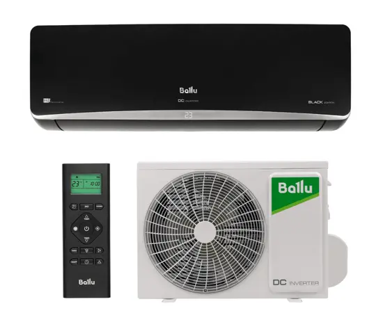 Ballu BSPI-10HN8/BL/EU, Рекомендуемая площадь и мощность: 30 м² - 3 кВт