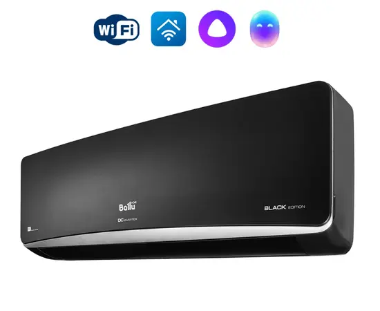 Ballu BSPI-10HN8/BL/EU, Рекомендуемая площадь и мощность: 30 м² - 3 кВт, - 2