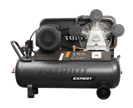 Patriot KRX 950 L100 D, Мощность (кВт): 7,5, Макс. производительность (л/мин): 950, Объем ресивера (л): 100