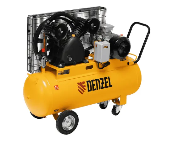 Denzel BCV 4000-T/100, Мощность (кВт): 4, Макс. производительность (л/мин): 690, Объем ресивера (л): 100
