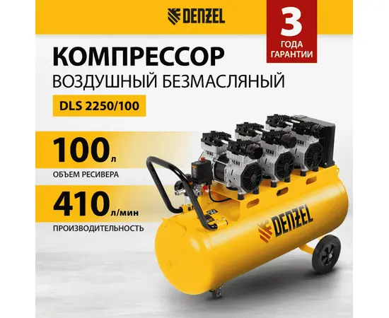 Denzel DLS 2250/100, Мощность (кВт): 2,25, - 2