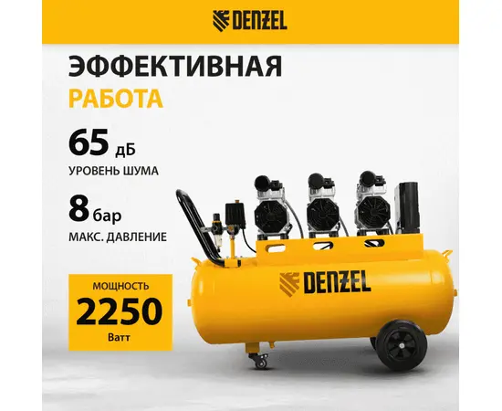 Denzel DLS 2250/100, Мощность (кВт): 2,25, - 3