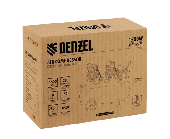 Denzel DLS 1500/50, Мощность (кВт): 1,5, - 13