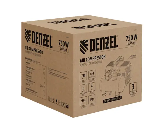 Denzel DLS750/6, Мощность (кВт): 0,75, - 11