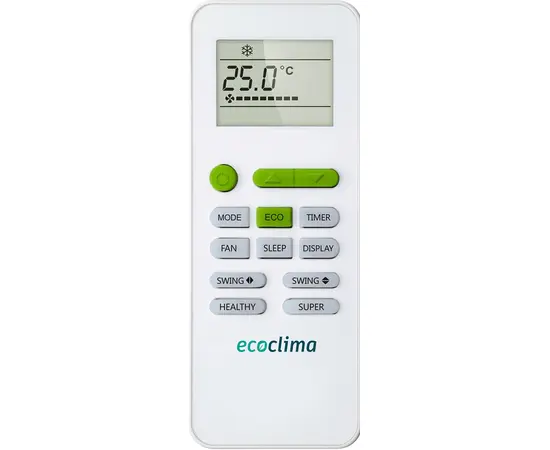 Ecoclima ECLCA-TC60/4R1A, Рекомендуемая площадь и мощность: 160 м² - 16 кВт, - 3
