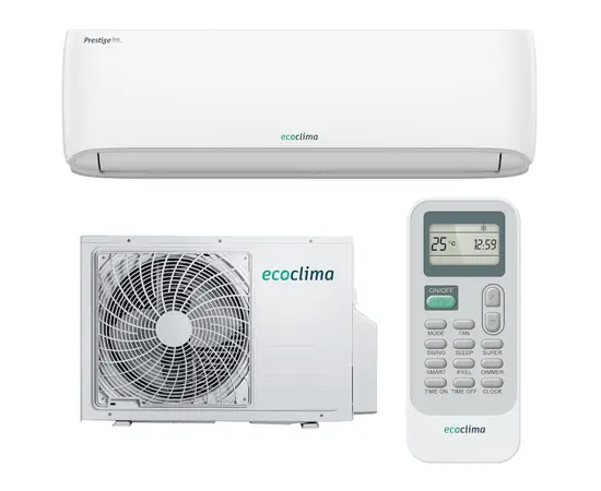 Ecoclima ECW-HE09/BB-4R2, Рекомендуемая площадь и мощность: 25 м² - 2,5 кВт