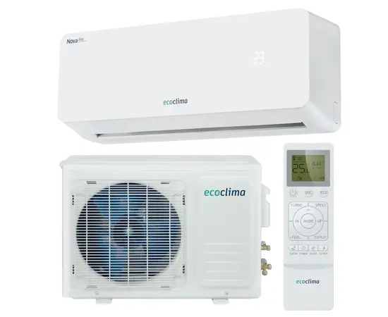 Ecoclima ECW/I-СH07/AA-4R1 (White), Рекомендуемая площадь и мощность: 20 м² - 2 кВт, Цвет: Белый