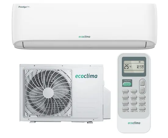 Ecoclima ECW/I-HE09/BB-4R2, Рекомендуемая площадь и мощность: 25 м² - 2,5 кВт