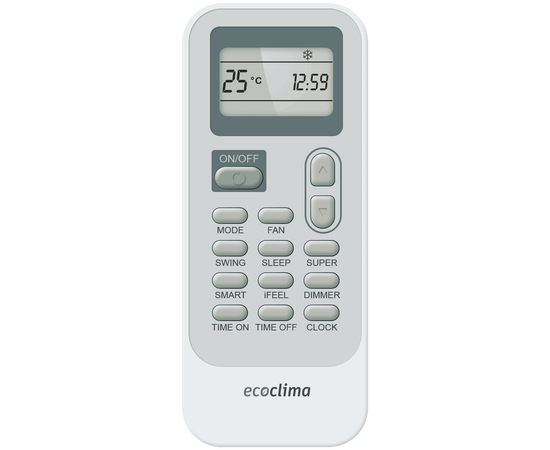 Ecoclima ECW/I-HE12/BB-4R2, Рекомендуемая площадь и мощность: 35 м² - 3,5 кВт, - 3