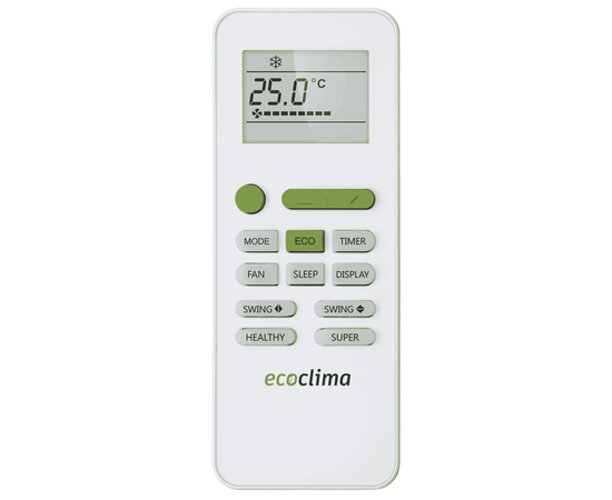 Ecoclima ECLCF/I-TC36/4R1, Рекомендуемая площадь и мощность: 105 м² - 10,5 кВт, - 2