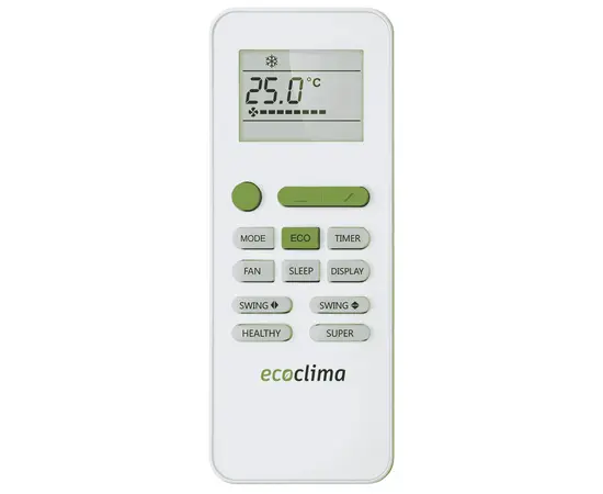 Ecoclima ECLCF-TC24/4R1A, Рекомендуемая площадь и мощность: 70 м² - 7 кВт, - 2
