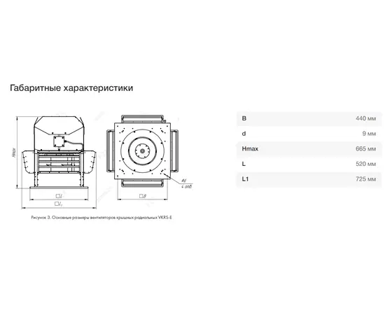 Неватом VKRS-E-3,15-DU600-0,18-1500-KS3-0, Исполнение: Дымоудаления ДУ 600 ºС, Диаметр: 315 мм, Производительность (м³/ч): 2240, - 5