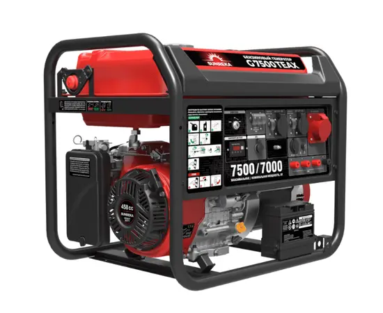 Sunreka G7500TEAX, Макс. мощность: 7,5 кВт