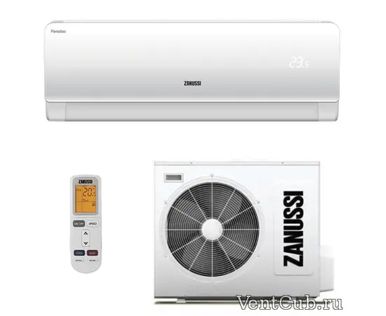 Zanussi ZACS-09 HPR/A18/N1, Рекомендуемая площадь и мощность: 25 м² - 2,5 кВт