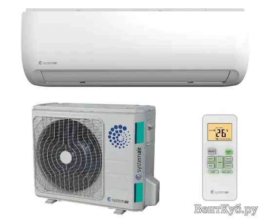 Systemair Sysplit Wall Smart 09 V2 HP Q, Рекомендуемая площадь и мощность: 25 м² - 2,5 кВт, Тип кондиционера: Неинверторный Systemair Sysplit Wall Smart 09 V2 HP Q, Рекомендуемая площадь и мощность: 25 м² - 2,5 кВт, Тип кондиционера: Неинверторный