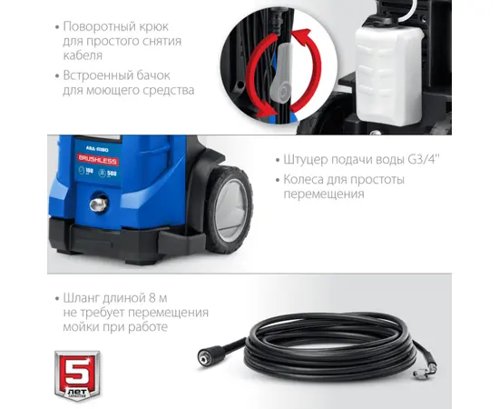 Зубр АВД-П180, Мощность (кВт): 2,3, - 5
