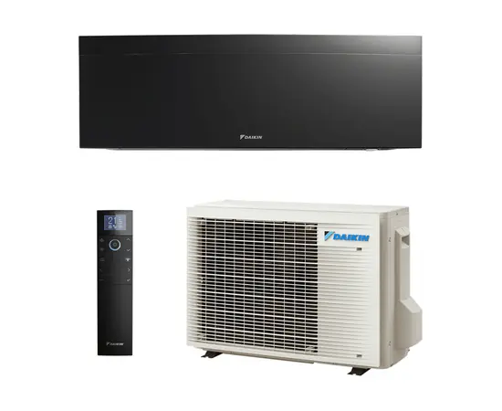 Daikin FTXJ20AB/RXJ20A, Рекомендуемая площадь и мощность: 20 м² - 2 кВт, Цвет: Чёрный