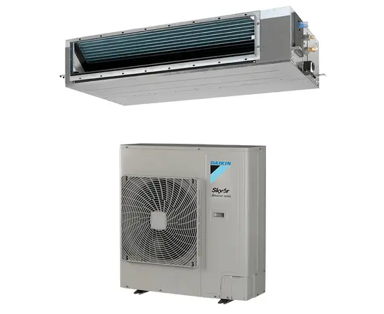 Daikin FBA125A/RZASG125MV1, Рекомендуемая площадь и мощность: 120 м² - 12 кВт
