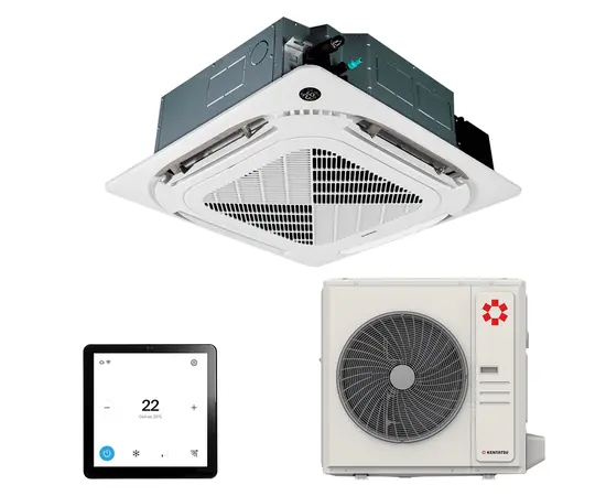 Kentatsu KSVB165HZRN1W/KSUNB165HZRN3/KPU95-DR, Рекомендуемая площадь и мощность: 160 м² - 16 кВт