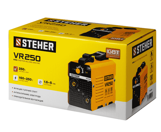 Steher VR-250, Макс. сварочный ток: 250 А, - 16
