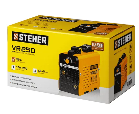 Steher VR-250, Макс. сварочный ток: 250 А, - 16