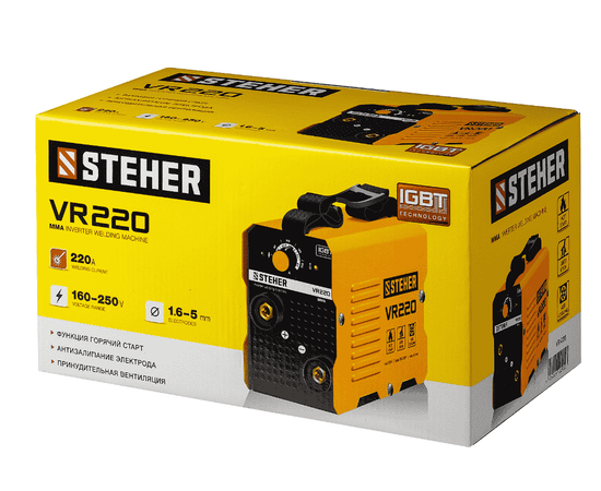 Steher VR-220, Макс. сварочный ток: 220 А, - 16