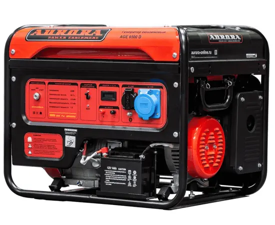 Aurora AGE 6500 D, Макс. мощность: 5,5 кВт
