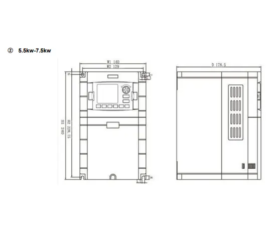 BVM VFC300-001-G21 1,5 кВт, Мощность: 1,5 кВт, Напряжение: Вход 1х220В / Выход 1х220В, - 3