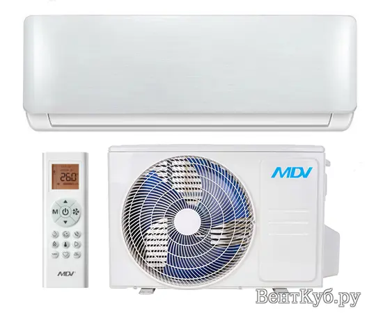 MDV MDSA-12HRN1 / MDOA-12HN1 (Silver), Рекомендуемая площадь и мощность: 35 м² - 3,5 кВт, Тип кондиционера: Неинверторный