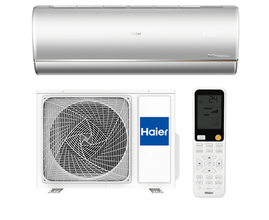 Haier AS25S2SJ2FA-S/1U25MECFRA, Рекомендуемая площадь и мощность: 25 м² - 2,5 кВт, Цвет: Серебристый
