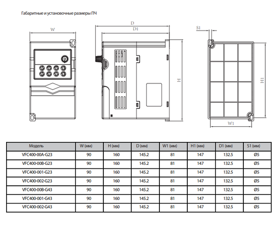 BVM VFC400-003-G23 3 кВт, Мощность: 3 кВт, Напряжение: Вход 1х220В / Выход 3х220В, - 4