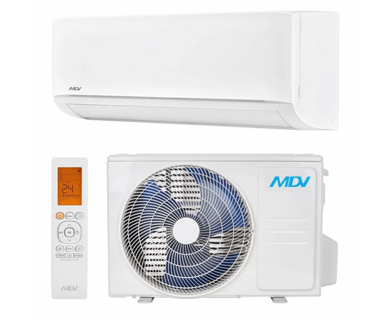 MDV MDSAN-24HRFN8/MDOAN-24HFN8, Рекомендуемая площадь и мощность: 70 м² - 7 кВт