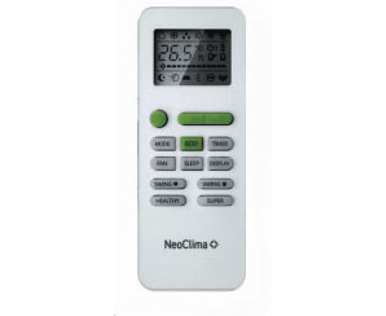 NeoClima NS/NU-HAP18T, Рекомендуемая площадь и мощность: 50 м² - 5 кВт, - 6
