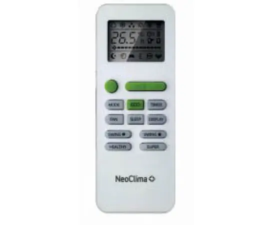 NeoClima NS/NU-HAP12TWI, Рекомендуемая площадь и мощность: 35 м² - 3,5 кВт, - 4