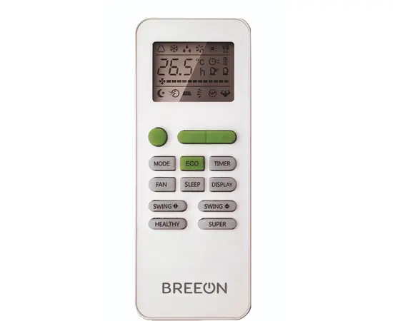 Breeon BLC-18TCI, Рекомендуемая площадь и мощность: 50 м² - 5 кВт, - 2