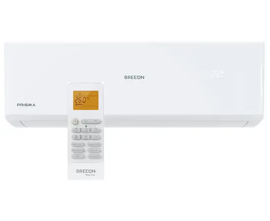 Breeon BRC-09TPO, Рекомендуемая площадь и мощность: 25 м² - 2,5 кВт, Тип кондиционера: Неинверторный