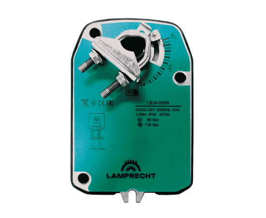 Lamprecht LB220-05SR, Возвратная пружина: Да, Момент вращения (Нм): 5, Тип управления: On/off, Напряжение (В): 220