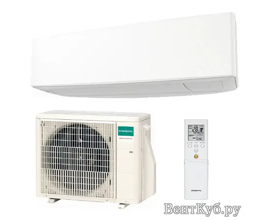 General ASHG12KETA/AOHG12KETA, Рекомендуемая площадь и мощность: 35 м² - 3,5 кВт, Цвет: Белый