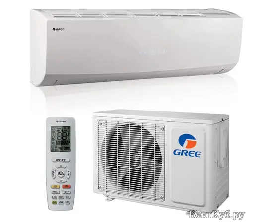Gree GWH18QD-K3DNC2E, Рекомендуемая площадь и мощность: 50 м² - 5 кВт, Тип кондиционера: Инверторный