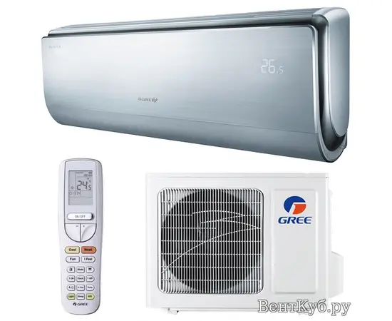 Gree GWH12UB-K3DNA4F, Рекомендуемая площадь и мощность: 35 м² - 3,5 кВт, Тип кондиционера: Инверторный