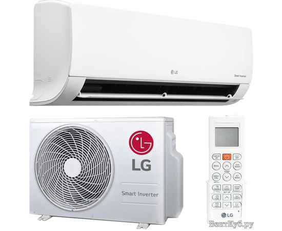 LG P09EP, Рекомендуемая площадь и мощность: 25 м² - 2,5 кВт, Тип кондиционера: Инверторный